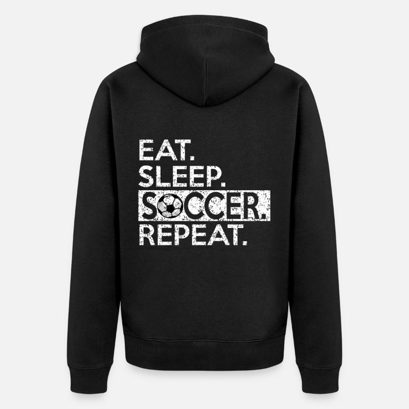 football - Veste à capuche bio Premium Unisexe - noir
