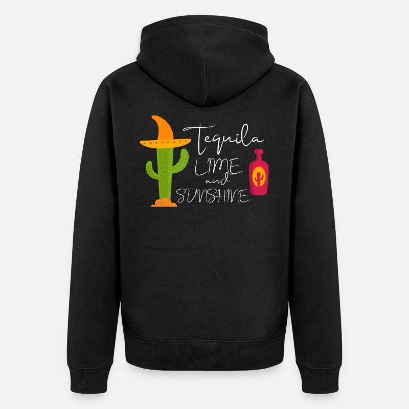 Tequila - Veste à capuche bio Premium Unisexe - noir