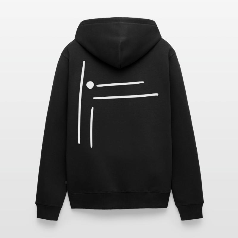 angular frame vector design Unisex Premium Organic Zip Hoodie