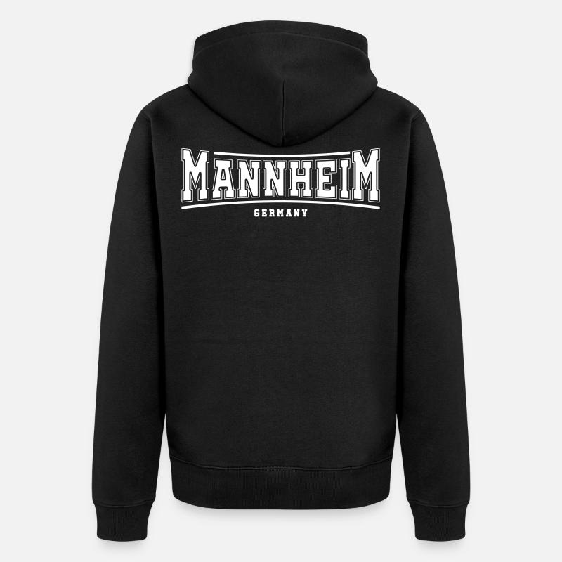 mannheim allemagne - Veste à capuche bio Premium Unisexe - noir