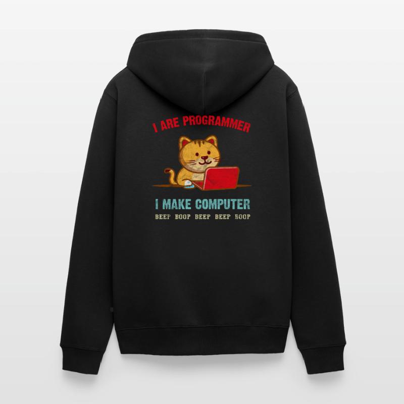 Programmer Developer Computer Scientist Geek Unisex Premium Organic Zip Hoodie