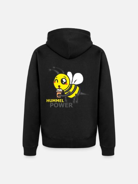 HUMMEL - Unisex Premium Bio Zip Hoodie - Schwarz