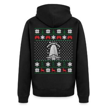 Nakatomi Plaza Christmas Party 1988 Noël moche - Veste à capuche bio Premium Unisexe - noir - Dos - Nico (187cm)