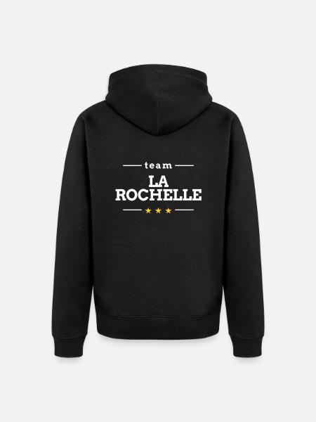 La Rochelle - Veste à capuche bio Premium Unisexe - noir