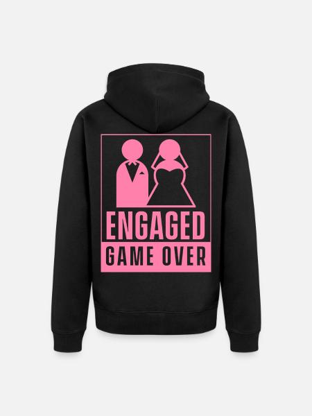 Fiancés - Game Over Fiancés Fiancés - Veste à capuche bio Premium Unisexe - noir