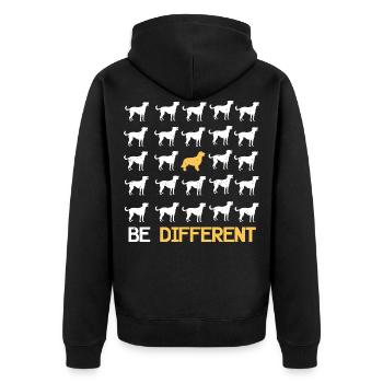 Golden Retriver Hundebesitzer Geschenk - Veste à capuche bio Premium Unisexe - noir - Dos - Nico (187cm)