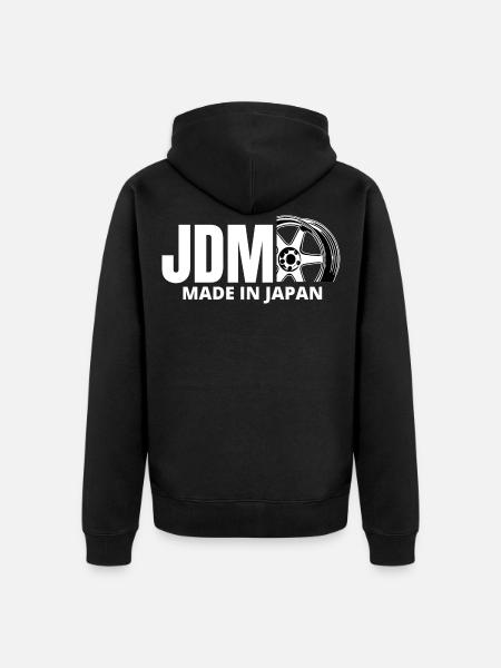 Jos jonain päivänä nopeus tappaa minut. / Paul Walker JDM - Premium unisex luomu-huppari vetoketjulla - musta