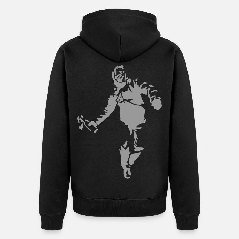 Révolution de démonstration - Veste à capuche bio Premium Unisexe - noir