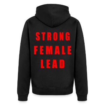 Strong female lead - Veste à capuche bio Premium Unisexe - noir - Dos - Nico (187cm)
