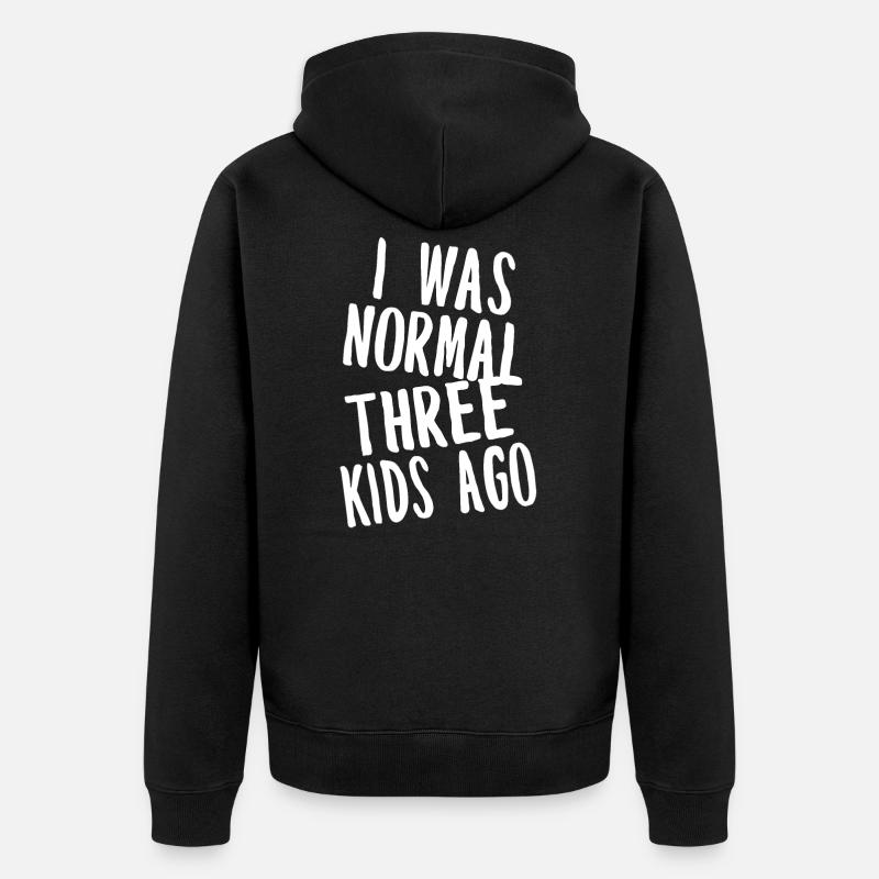 Mama - Unisex Premium Bio Zip Hoodie - Schwarz