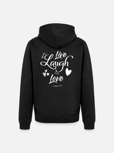 Proverbes - Veste à capuche bio Premium Unisexe - noir
