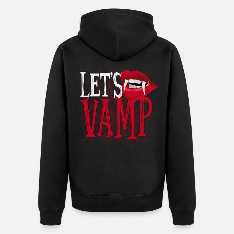 vampire - Veste à capuche bio Premium Unisexe - noir