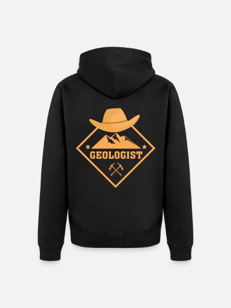Geologist - Geology - Geologist - Geology - Unisex Premium Organic Zip Hoodie - black
