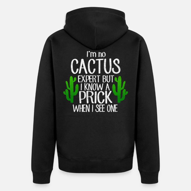 Cactus - Veste à capuche bio Premium Unisexe - noir