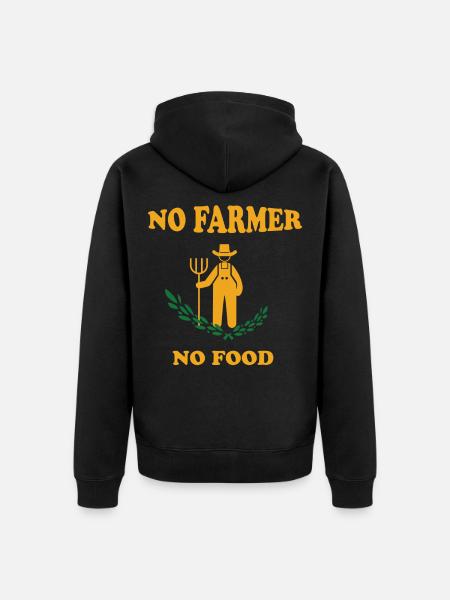 Farmer - Farmer - Farmer - Unisex Premium Organic Zip Hoodie - black
