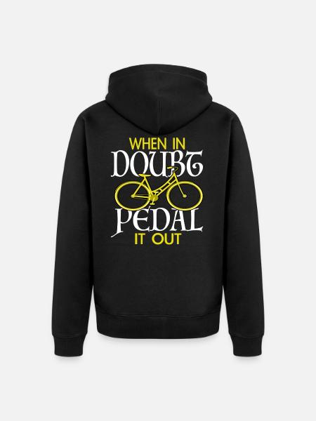 Bicycle Cycling Cycling Bicycle Cycling - Unisex Premium Organic Zip Hoodie - black