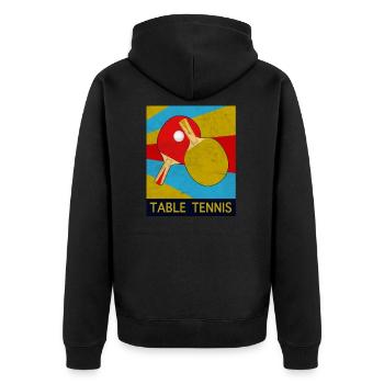Ping-ping-lt - Veste à capuche bio Premium Unisexe - noir - Dos - Nico (187cm)