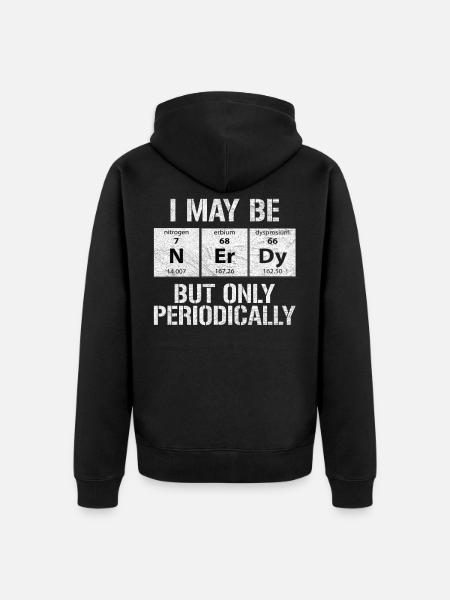Periodensystem - Unisex Premium Bio Zip Hoodie - Schwarz