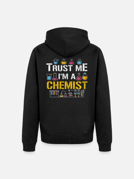 Chimie chimiste - Veste à capuche bio Premium Unisexe - noir