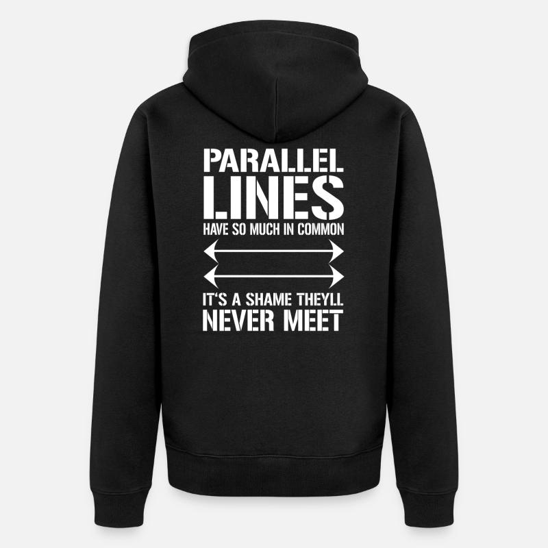 Mathématiciens - Veste à capuche bio Premium Unisexe - noir