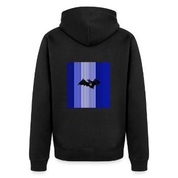 Chauve-souris - Veste à capuche bio Premium Unisexe - noir - Dos - Nico (187cm)