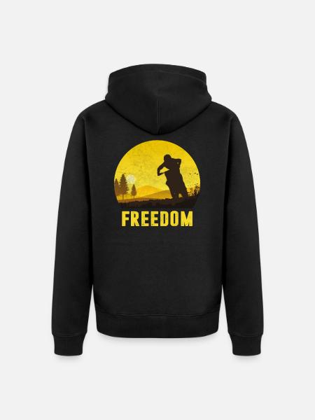 motocross - Veste à capuche bio Premium Unisexe - noir