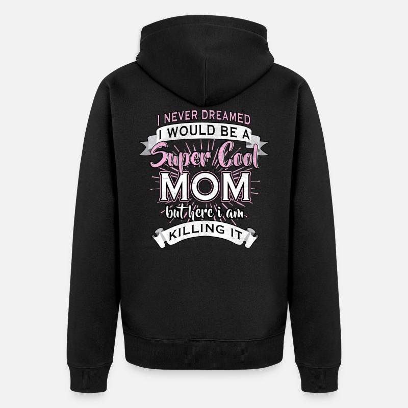 Meilleure maman maman - Veste à capuche bio Premium Unisexe - noir