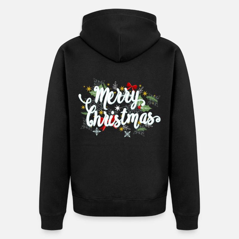 Noël - Veste à capuche bio Premium Unisexe - noir