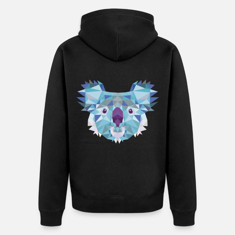 koala - Veste à capuche bio Premium Unisexe - noir