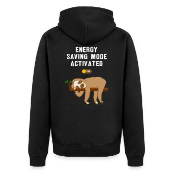 indolence - Veste à capuche bio Premium Unisexe - noir - Dos - Nico (187cm)