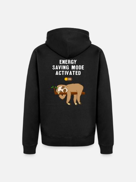 indolence - Veste à capuche bio Premium Unisexe - noir