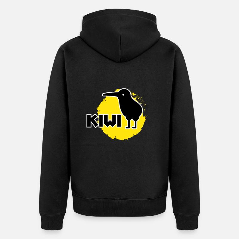 kiwi - Veste à capuche bio Premium Unisexe - noir