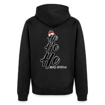 Noël - Veste à capuche bio Premium Unisexe - noir - Dos - Nico (187cm)