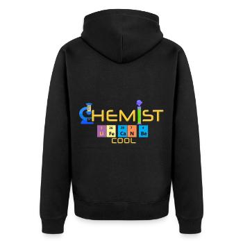 Chimiste - Veste à capuche bio Premium Unisexe - noir - Dos - Nico (187cm)
