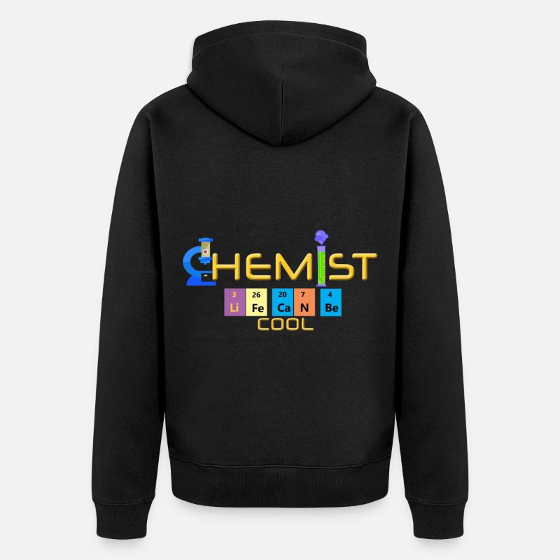 Chimiste - Veste à capuche bio Premium Unisexe - noir