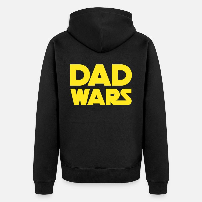 Dad Wars - Unisex Premium Bio Zip Hoodie - Schwarz