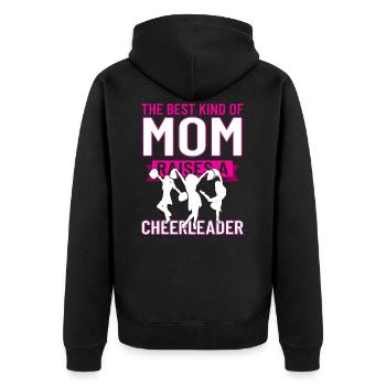 cheerleading - Veste à capuche bio Premium Unisexe - noir - Dos - Nico (187cm)