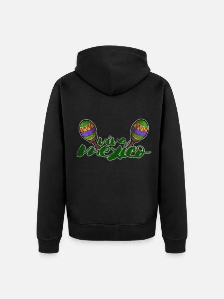 Mexico - Unisex Premium Bio Zip Hoodie - Schwarz