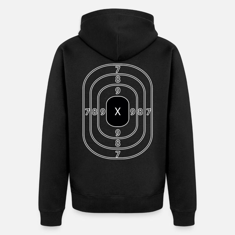 tirer - Veste à capuche bio Premium Unisexe - noir