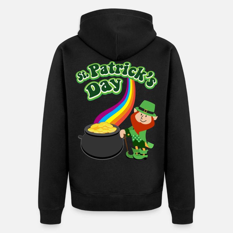 Saint Patrick - Veste à capuche bio Premium Unisexe - noir