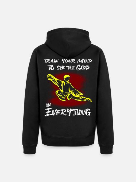Tai chi - Unisex Premium Bio Zip Hoodie - Schwarz