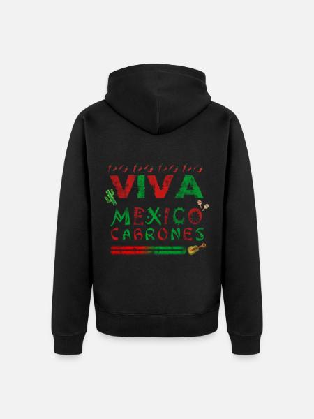 Mexico - Unisex Premium Bio Zip Hoodie - Schwarz