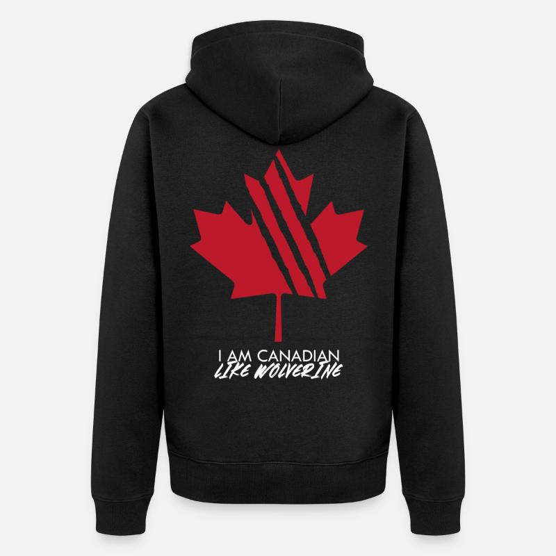 Canada - Veste à capuche bio Premium Unisexe - noir