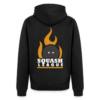SQUASH - Veste à capuche bio Premium Unisexe - noir - Dos - Nico (187cm)