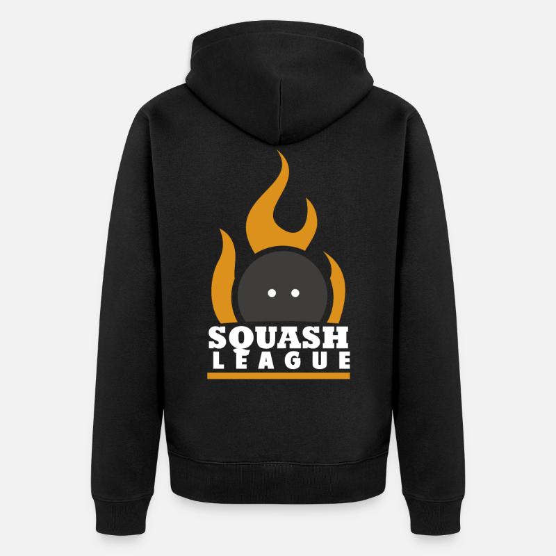 SQUASH - Veste à capuche bio Premium Unisexe - noir
