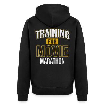Films Marathon Film Série de films Addicted Cinema - Veste à capuche bio Premium Unisexe - noir - Dos - Nico (187cm)