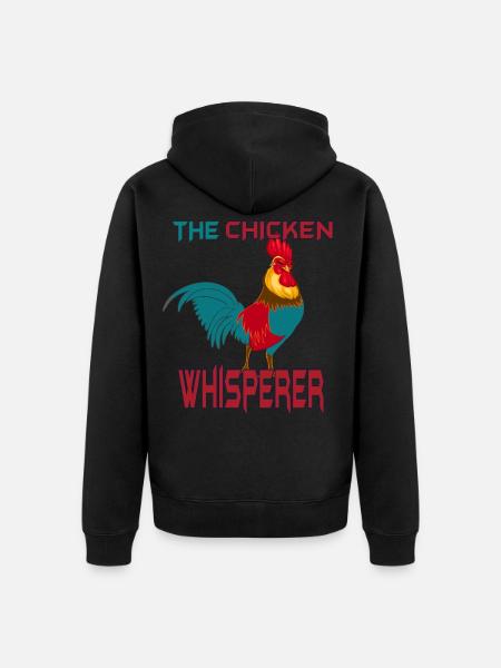 Poulet poulet poussin - Veste à capuche bio Premium Unisexe - noir