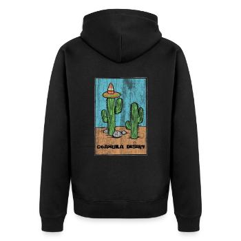 Mexique Pays Amérique du Sud - Veste à capuche bio Premium Unisexe - noir - Dos - Nico (187cm)