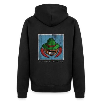 Mexique Pays Amérique du Sud - Veste à capuche bio Premium Unisexe - noir - Dos - Nico (187cm)