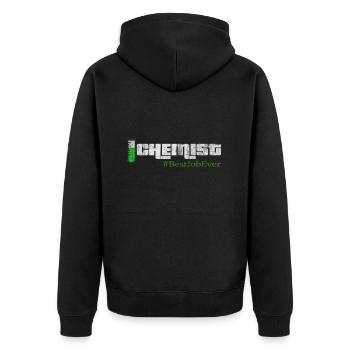 Chimie chimie science - Veste à capuche bio Premium Unisexe - noir - Dos - Nico (187cm)